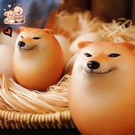 Shiba Inu Egg Keychain Squeeze Toy Dog Egg Keychain Pendant