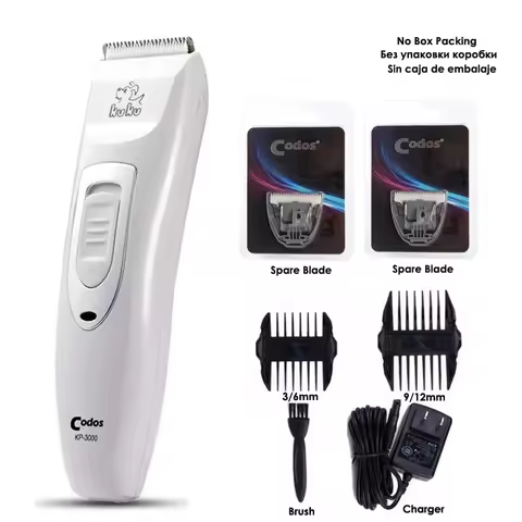 Codos KP3000 Professional Pet Hair Trimmer Dog Grooming Kit Rechargeable Electrical Clipper Shaver S