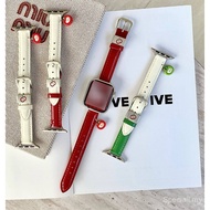 Smart Watch Universal Leather Charm Band Women for GT5/9Pro/S11/10/9/8/7/6/SE for 38/40/41mm 44/45/4