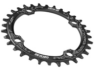 Deckas 104BCD Oval Narrow Wide Chainring MTB Mountain Bicycle 32T 34T 36T 38T Crown Crankset Single