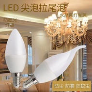 led蜡烛灯泡E14小螺口尖泡拉尾家用水晶吊灯 超亮光源5W 7Wled candle bulb E14 small screw tip bulb20251204