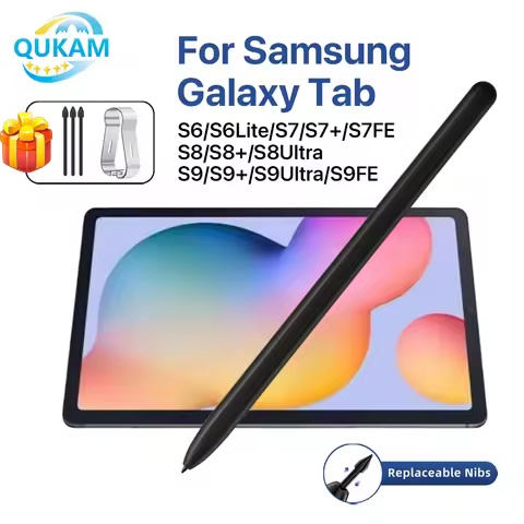 QUKAM 2025 Tablet Stylus Touch Pencil S Pen for Samsung Galaxy Tablet Tab S8 S9 S9FE S7 FE S6 Lite S
