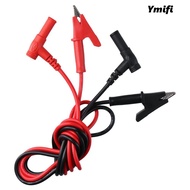 YMIFI Alligator clip Electrical testing 3.3ft /1m Multimeter test leads Test lead