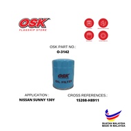 OSK OIL FILTER FOR NISSAN SUNNY 130Y 15208-H8911