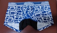Aussiebum  WonderJock 2.0 男生藍底白色印花四角內褲，尺寸S