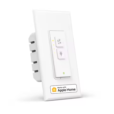 Meross HomeKit WiFi Smart Ceiling Fan Switch Light Switch Dimmer Light Switch Voice Control Need Neu