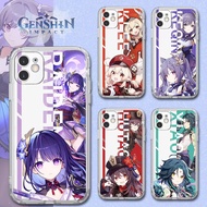OPPO F11 Pro R9 R9S R11 R11S F3 Plus 230806 Transparent clear Phone case Genshin Impact Game theme