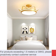 LP-8 ZHY/ceiling lamp💖lamp Moon Shadow Cadon Crown Children's Room Lamp Modern Minimalist Bedroom Light Ceiling Lamp Boy
