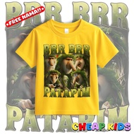 BRR BRR Patapim Anomali Kids T-Shirt Anomali Brainrot Brr Brr Patapim Kids T-Shirt Free Name