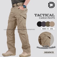 🇲🇾 DESINCE Men Tactical Pants IX9 Military Trousers Multi Pocket Work Pant Waterproof Seluar Panjang