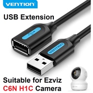 EZVIZ C6N 1.5 / 3M / 5M USB 2.0 Extension Cable USB Cable Male To USB Female ezviz C6n H6c pro