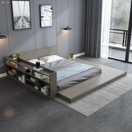Japanese-style tatami bed 1.2m 1.8m modern minimalist bed loft small apartment multifunctional stora