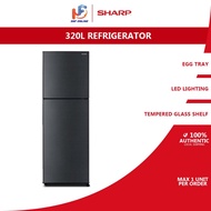 Sharp Peti Ais 2 Pintu - Fridge Smile Refrigerator (320L) SJ327MDS