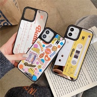 Casing High quality TiFY【BTS Magnetic tape】Mirror iPhone Case For iPhone 14 Pro MAX 13 12 11 Pro MAX XR X XS MAX 7/8 Plus TPU INS Style Shockproof Phone Back Cover