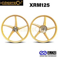 Enkei Mags 5 Spokes 522 Mags for Wave110 XRM110 XRM125 1.4x1.4x17 (pair)