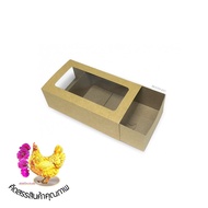 * 20 Pieces * Drawer Box (BK03) Size 8 x 14.5 x 5 Cm Put Soap Candy Gift Kraft Color