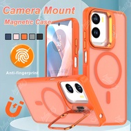 For Motorola G06 Luxury Magnetic Matte Translucent Phone Case For Motorola G 06 MOTO G06 MotoG06 5G 