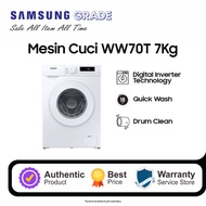 SAMSUNG 7 Kg Front Loading Mesin Cuci Quick Wash, Drum Clean WW70T3020
