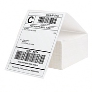 500 nhãn nhiệt trực tiếp 4x6 inch, 10cm x 15cm kèm máy in nhiệt, dây đục lỗ - Tương thích với máy in