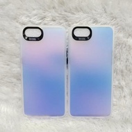 SOFTCASE CASE HYBRID IMD SILVER GLOSSY REALME C1 C2 SLIKON CASE IMD PLATE SILVER GLOSSY