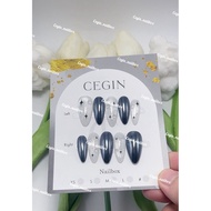 NAILBOX DESIGNED CEGIN RICE JELLY MIX BLACK MIRROR (C107)