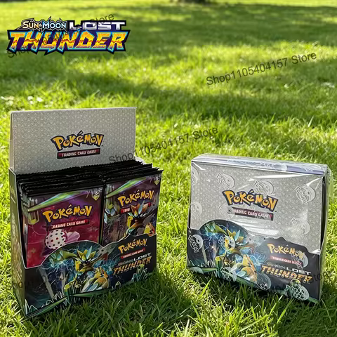 360Pcs Pokemon Card Sun Moon Lost Thunder English Version Pokemon Booster Battle Transaction Card