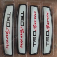 Car doorguard bumperguard trd rubber protector