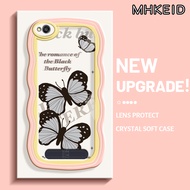 MHKEID Casing Ponsel untuk Xiaomi Redmi 4X 5A 6A 5 Plus 6 7 Casing kupu-kupu modis warna-warni Hp ge