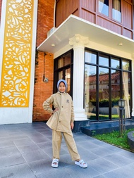 NURZ jas hujan anak 7-13 tahun lakilaki perempuan tebal kuat dan elastis PVC & Plastics Textile Wate