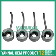 Fine quality 4PCS Oil Nozzle For Yanmar 4TNV98 Engine Parts