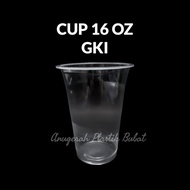 16 Oz Plastic Cup, GKI Brand, PP Material, 7 Gram Plastic Cup
