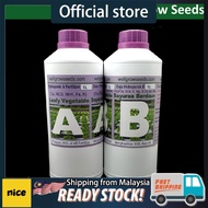 2L Baja AB / 400L [Leafy] Hydroponics Solution / AB Fertilizer Fertigasi Hidroponik (Sayuran Berdaun