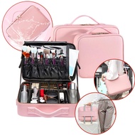 Waterproof Cosmetic Bag Portable Storage Case Handbag Travel Makeup Organizer Toolbox Shoulder Bag L