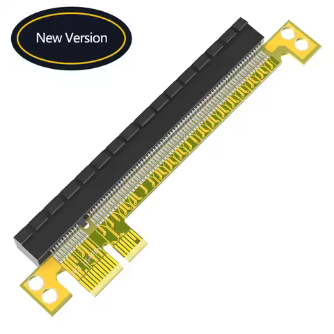 PCIE X1 to X16 Riser Card PCI Express 1X to 16X Slot Extender Adapter Converter Board Connector Male