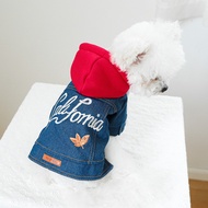 Pet Clothes Dog Cat Cat Clothing Clothing Clothing Handsome California Denim Jacket