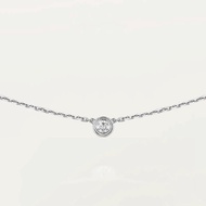 Original 18K gold necklace d'Amour series 18K gold and diamond women's necklace features an 18K gold