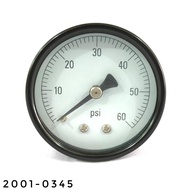 Pressure Gauge 2 Inch X 60 psi back connection - Manometer 2" x 60 psi