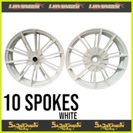 ㍿ ✌ ◭ Leivenger 10 Spokes Mags Yamaha Mio Sporty/Mio Soul 115/Mio i 125/Beat/Click