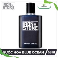 Nước hoa nam Iron & Stone 50ml – Blue Ocean & Aroma Santal hương biển gỗ sang trọng lưu hương 8-12h