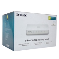 Switch hub d-link 8 port plastic/Dlink switch 8 port DES1008A plastic