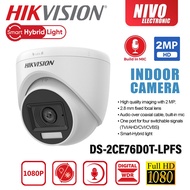 HIKVISION 2MP DS-2CE76D0T-LPFS SMART HYBRID LIGHT AUDIO FIXED TURRET CAMERA