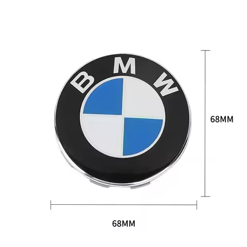 4pc 56/68mm Car Wheel Center Hub Cover Badge Logo Emblem for BMW E87 E30 E46 E28 E34 E39 E60 F02 F18