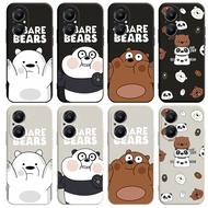 casing for realme C67 12 pro plus + note 50 C31 We Bare Bears Phone Case