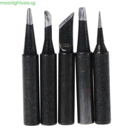 moonlightyaa 5 Pcs Lead-Free Soldering Solder Iron Tips 900M-T For Hakko 936 SAIKE 909D 852 9