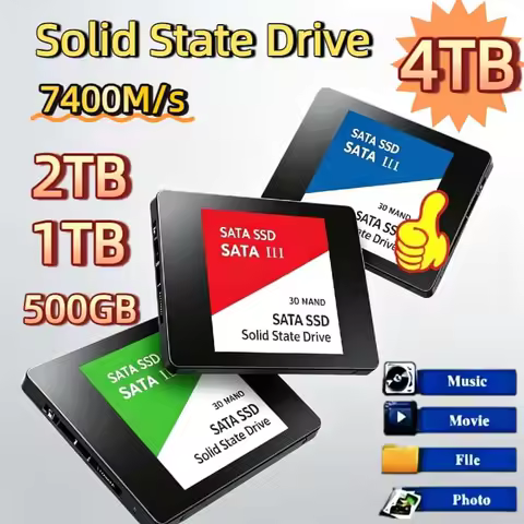 500GB Ultra Portable External SSD USB 3.0 7400MB Second Shockproof Metal Casing Solid State Drive fo