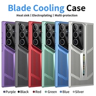 Luxury Heat Dissipation Case for Samsung Galaxy S24 S23 Plus S22 Ultra S24+ S23+ S24Ultra S23Ultra U