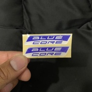 Embossed Cutting Sticker Emblem YAMAHA BLUE CORE Logo/ Embossed Sticker Sticker Motor