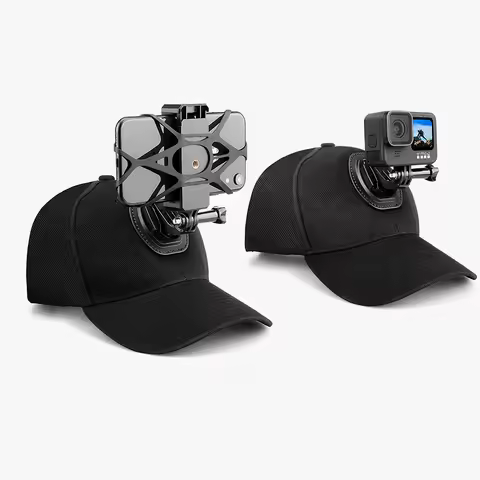 Adjustable Canvas Sun Hat Cap for Gopro Hero 12 11 10 9 8 7 6 5 insta360 x3 action camera Yi 4K DJI 