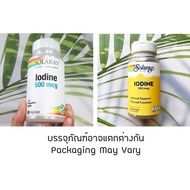 ไอโอดีนจากโพแทสเซียมไอโอไดด์ Iodine from Potassium Iodide 500 mcg 30 VegCaps (Solaray®)