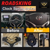 TOYOTA VIOS STEERING WHEEL CONTROL WITH CLOCK SPRING FACELIFT NCP150  NCP151